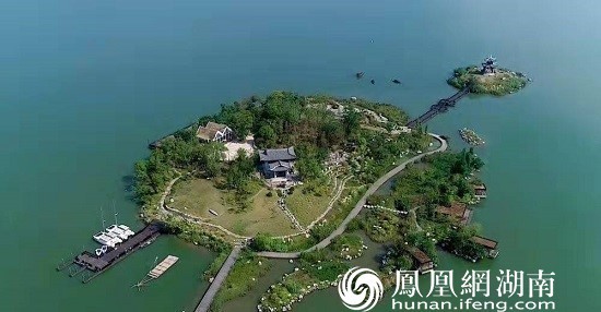 湖仙岛俯瞰图