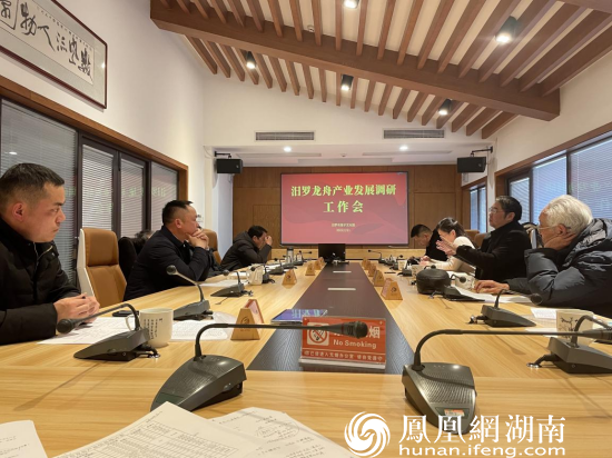 （汨罗龙舟产业发展调研座谈会）