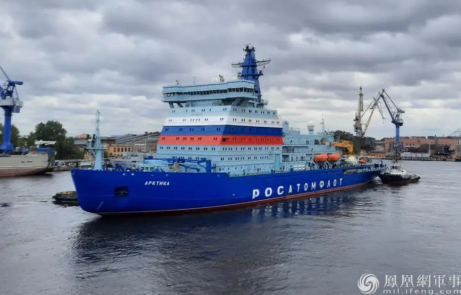 22220型破冰船是俄罗斯现役核动力破冰船的最强者