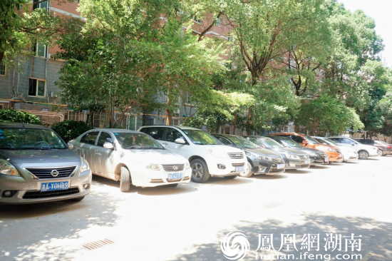 （东城名苑小区通过改造新增23个停车位。）