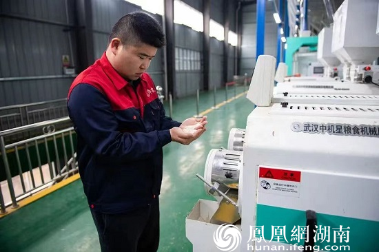 粮食自动化精加工制作车间现场