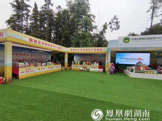 鼎城区谢家铺镇国家现代农业产业园区展示现场