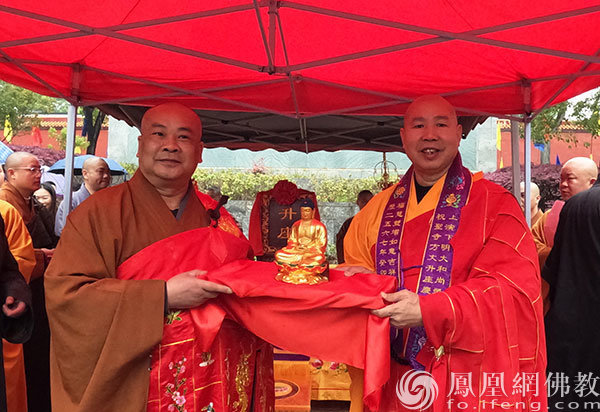 千年古刹名蓝得主:演明大和尚荣膺南岳祝圣寺方丈