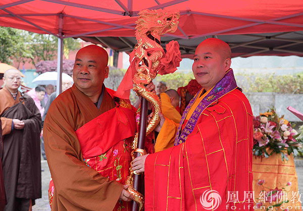 千年古刹名蓝得主:演明大和尚荣膺南岳祝圣寺方丈