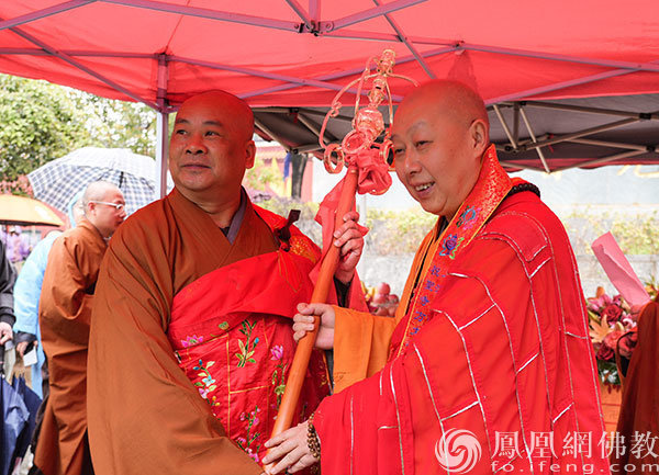 千年古刹名蓝得主:演明大和尚荣膺南岳祝圣寺方丈