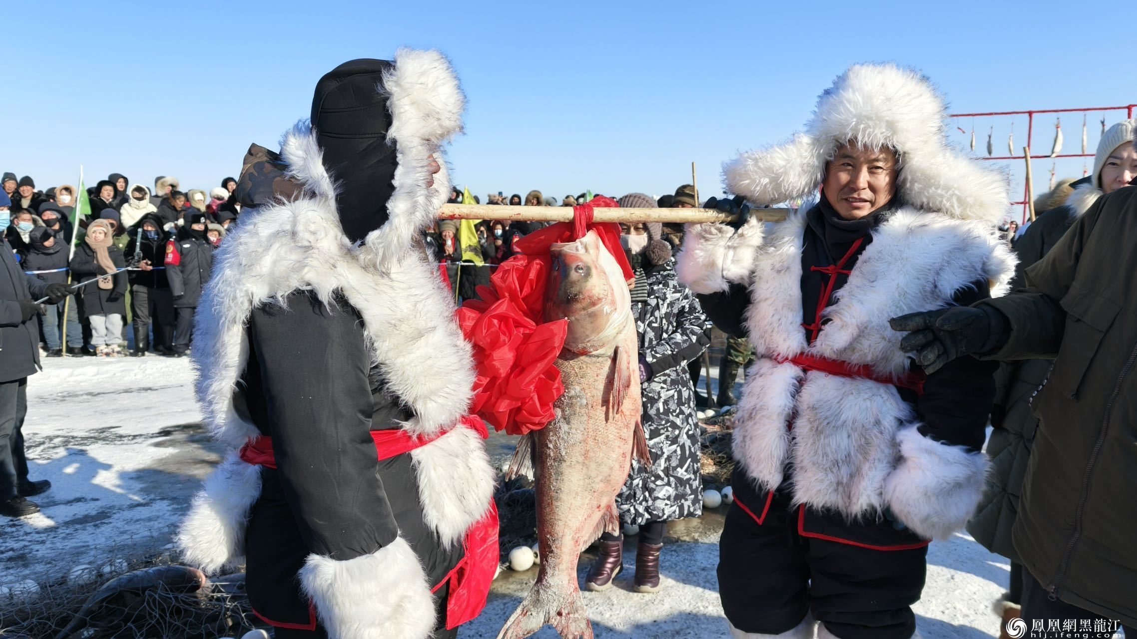 鸡西兴凯湖冬捕节启幕