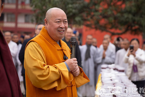 中国佛教协会副会长、蓝毗尼中华寺方丈印顺大和尚致辞