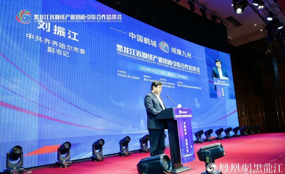 中国鹤城·绒耀九州 | 黑龙江省羽绒产业招商引资合作洽谈会在齐齐哈尔举行