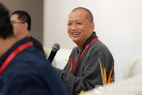 重庆市佛教协会副会长、重庆佛学院院长道坚法师（图片来源：凤凰网佛教文化）