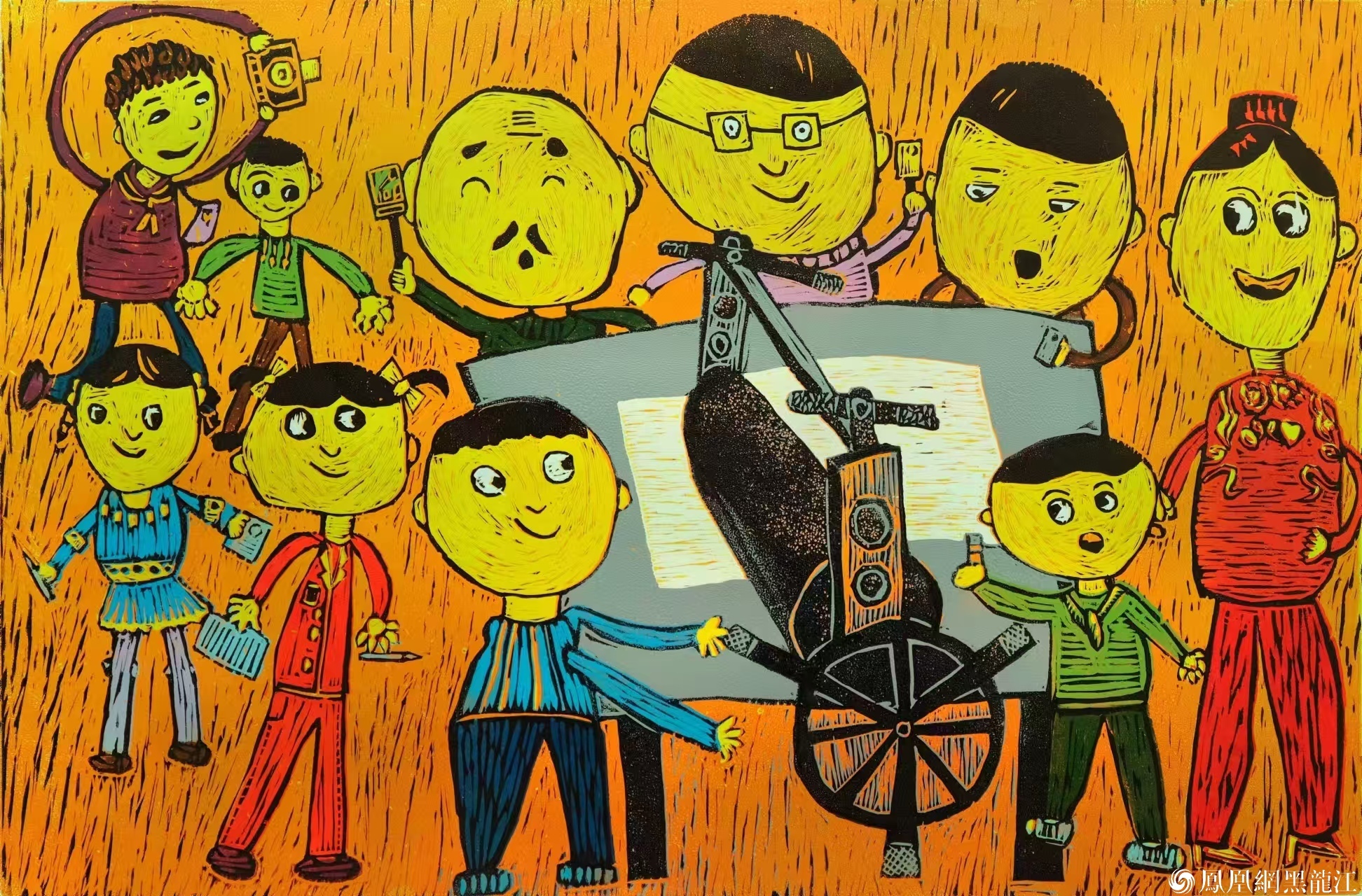 我们爱版画 韦云睿 8岁 江苏省