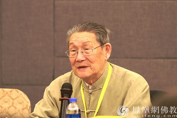 2019年3月23日，楼宇烈先生出席《重修复原洪武南藏》出版座谈会