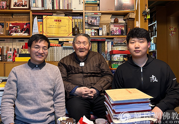 2025年1月7日，十愿网董事长张科携团队与中国社会科学院世界宗教研究所黄夏年教授共同走访楼宇烈先生
