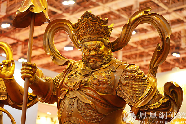 在厦门佛事用品展，遇见守护众生的四大天王