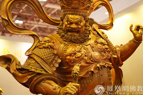 在厦门佛事用品展，遇见守护众生的四大天王