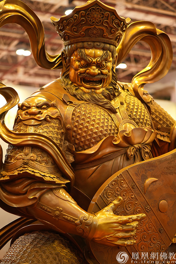 在厦门佛事用品展，遇见守护众生的四大天王