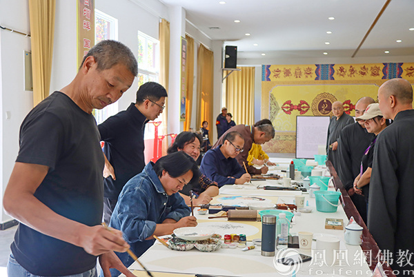 书画笔会活动现场