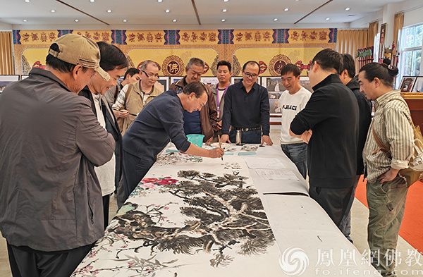 书画笔会活动现场