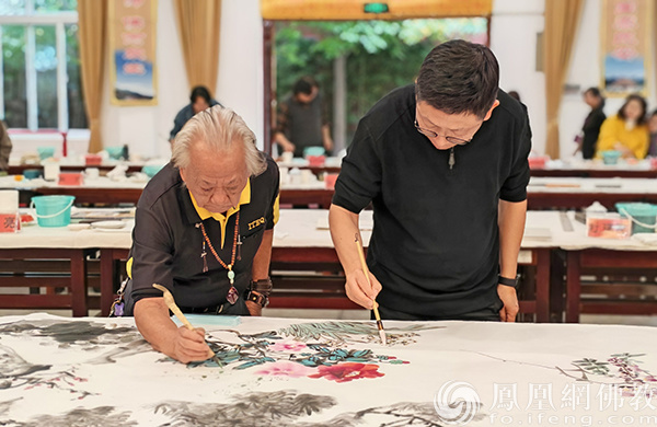 书画笔会活动现场