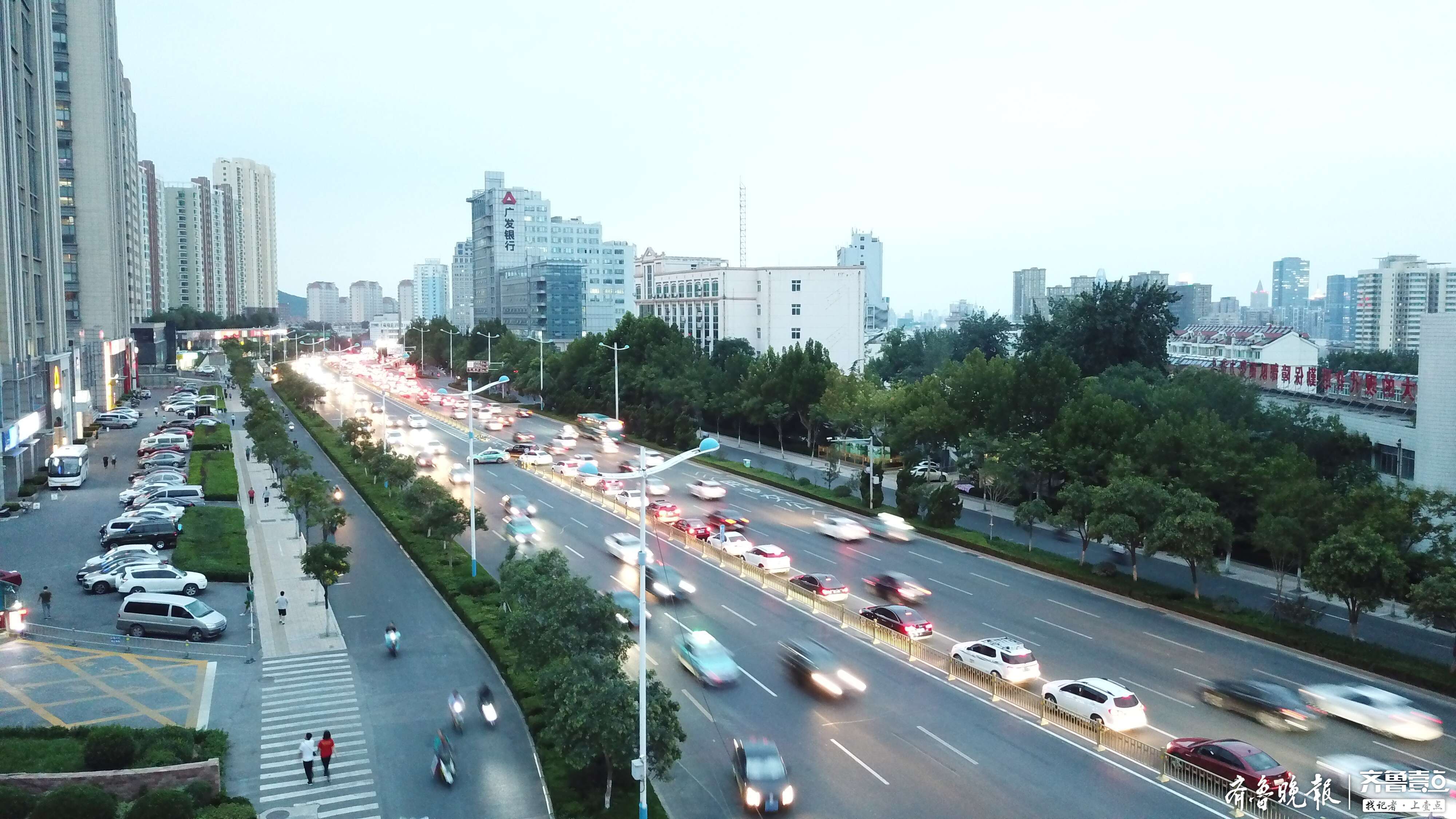 济南经十路美景图片