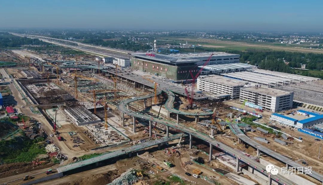 阜阳人快看!高铁建设如火如荼!