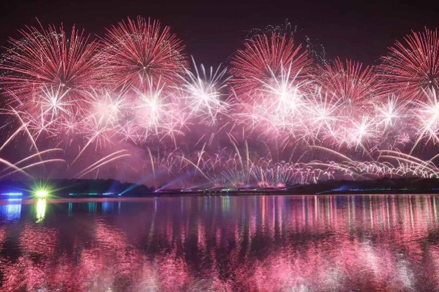 湖面烟花、4D立体烟花、桥体烟花、高空特色烟花