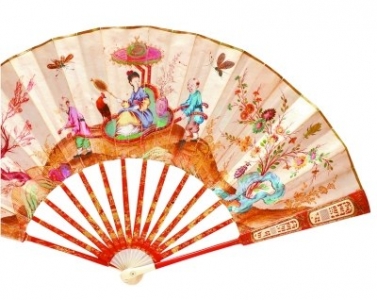 扇子上的中国风18至19世纪欧洲中国折扇价格不菲 凤凰网四川频道 凤凰网