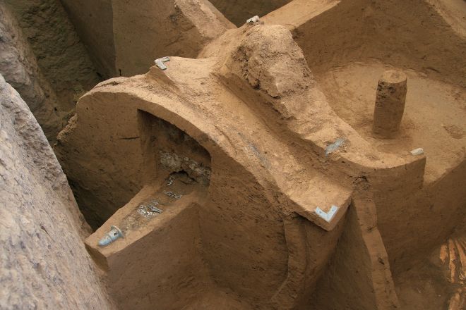 看马家塬战国墓地出土铜器识汉字_甘肃频道_凤凰网