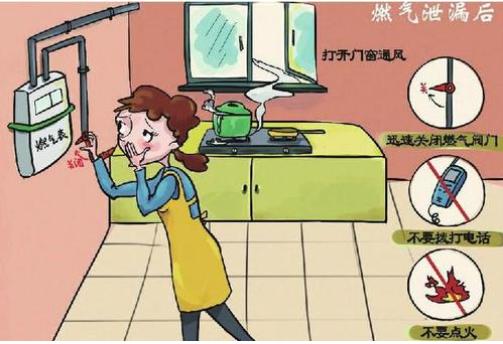 山西一小区家庭厨房起火邻居用及安盾灭火器快速灭火