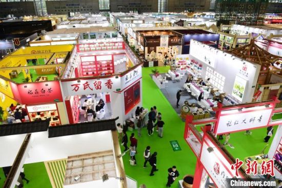 2019中国(深圳)国际秋季茶产业博览会一号展馆。　陈文摄