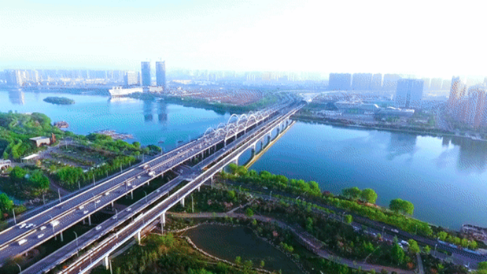 西安浐灞生态区2020让我们一路畅行