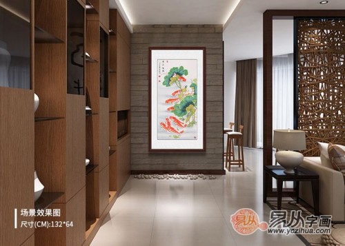 一进门挂什么画好寓意，一组吉利的玄关挂画推荐凤凰网宁波_凤凰网