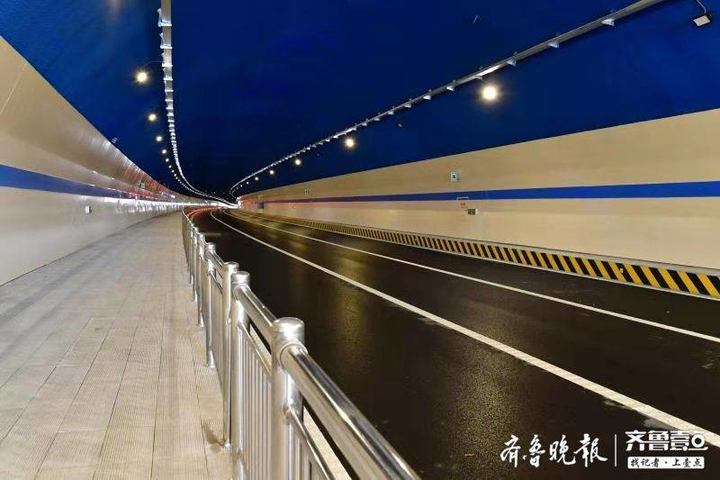 烟台塔山南路全线贯通又进一步 远陵夼隧道21日通车