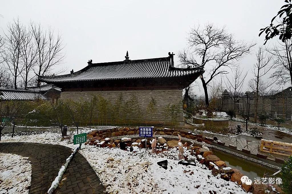 雪后，袁桥那个古村，景致如画