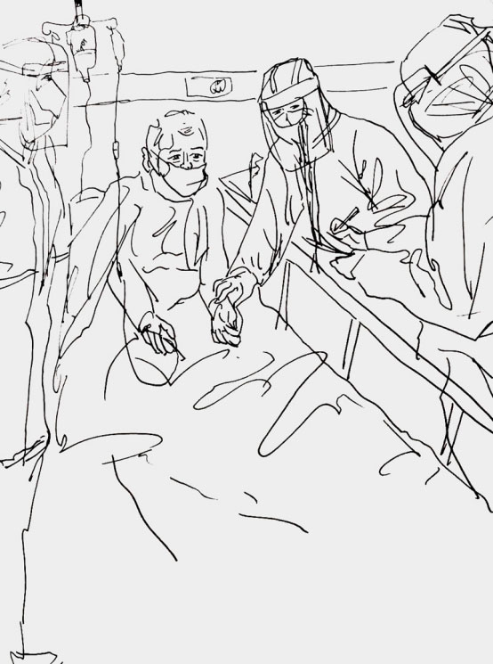 面对非典,他和领导班子带领全院社会科学家,冒着危险,深入基层,调查