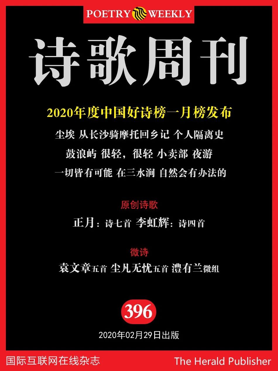 2020最好看诗集排名_“2019年度十佳华语诗人、十佳华语诗集”入围名单