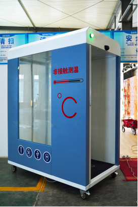 科技助力疫情防控,隆和智能测温消毒通道一站式解决复工难题
