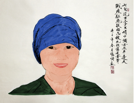 "巾帼英雄李兰娟院士救死扶伤""致敬不畏艰险,不惧死亡的一线医护战士