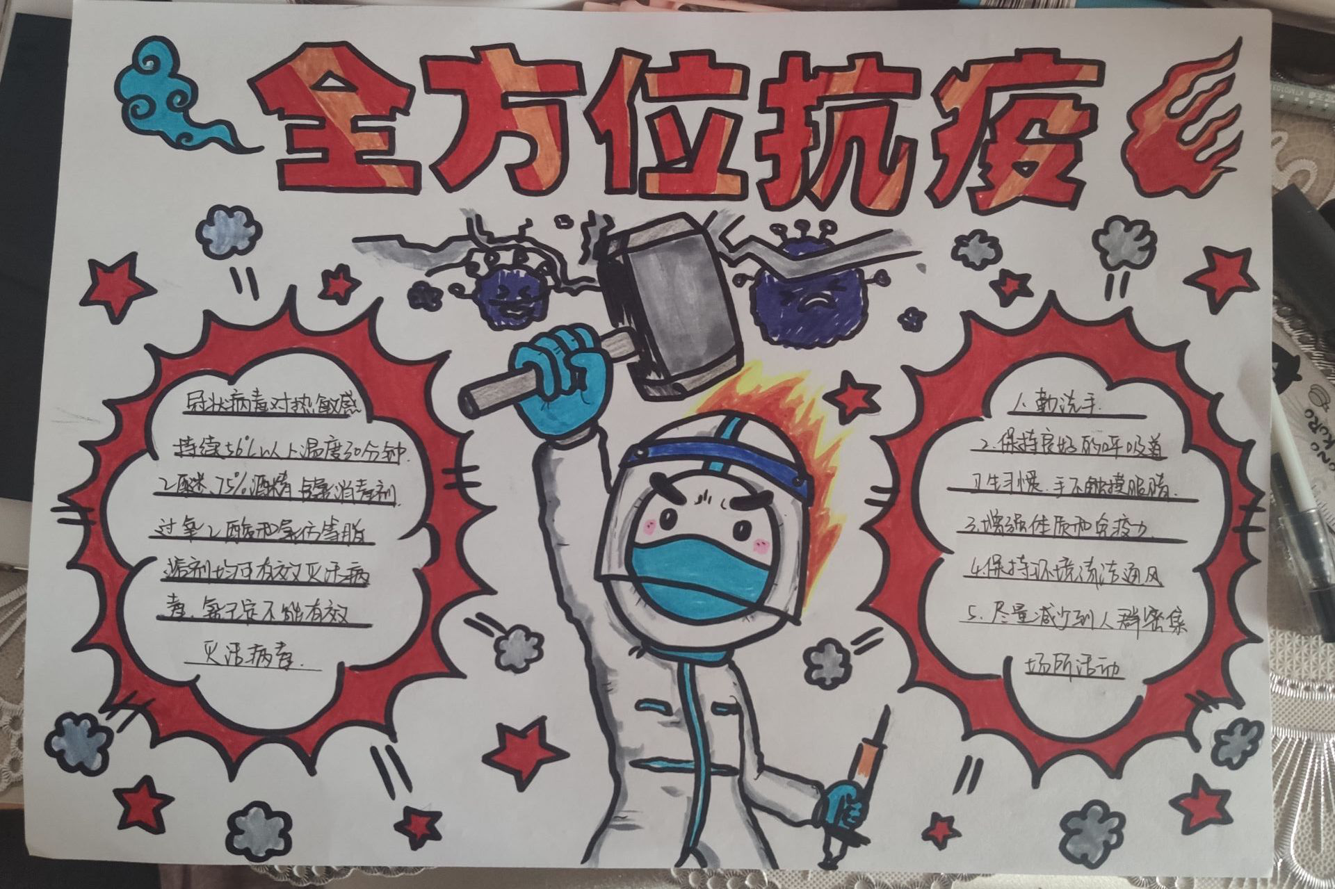 16药3 姜博《全方位抗疫》