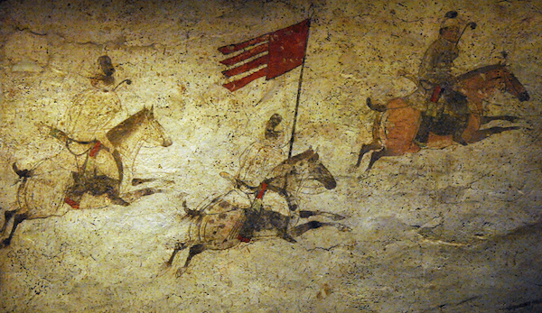 章怀太子墓壁画局部