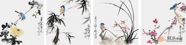 家居挂画如何选？国画梅兰竹菊让你大饱眼福_山东频道_凤凰网