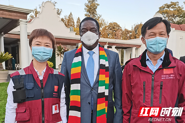 医疗津巴布韦总统姆南加古瓦接见湖南医疗专家