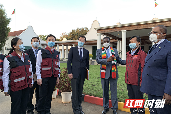 医疗津巴布韦总统姆南加古瓦接见湖南医疗专家