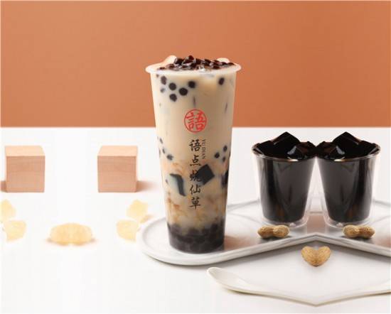 之中,集合了高品质饮品的优点,以匠心精神用心调制每一杯烧仙草奶茶