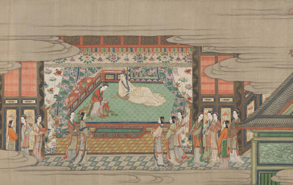 陈尚君日本画师笔下的历史长卷长恨歌图