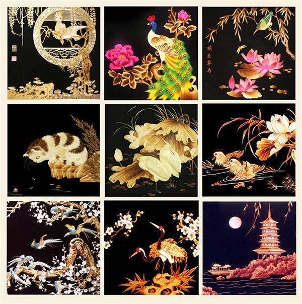 河南非遗项目:麦秆画