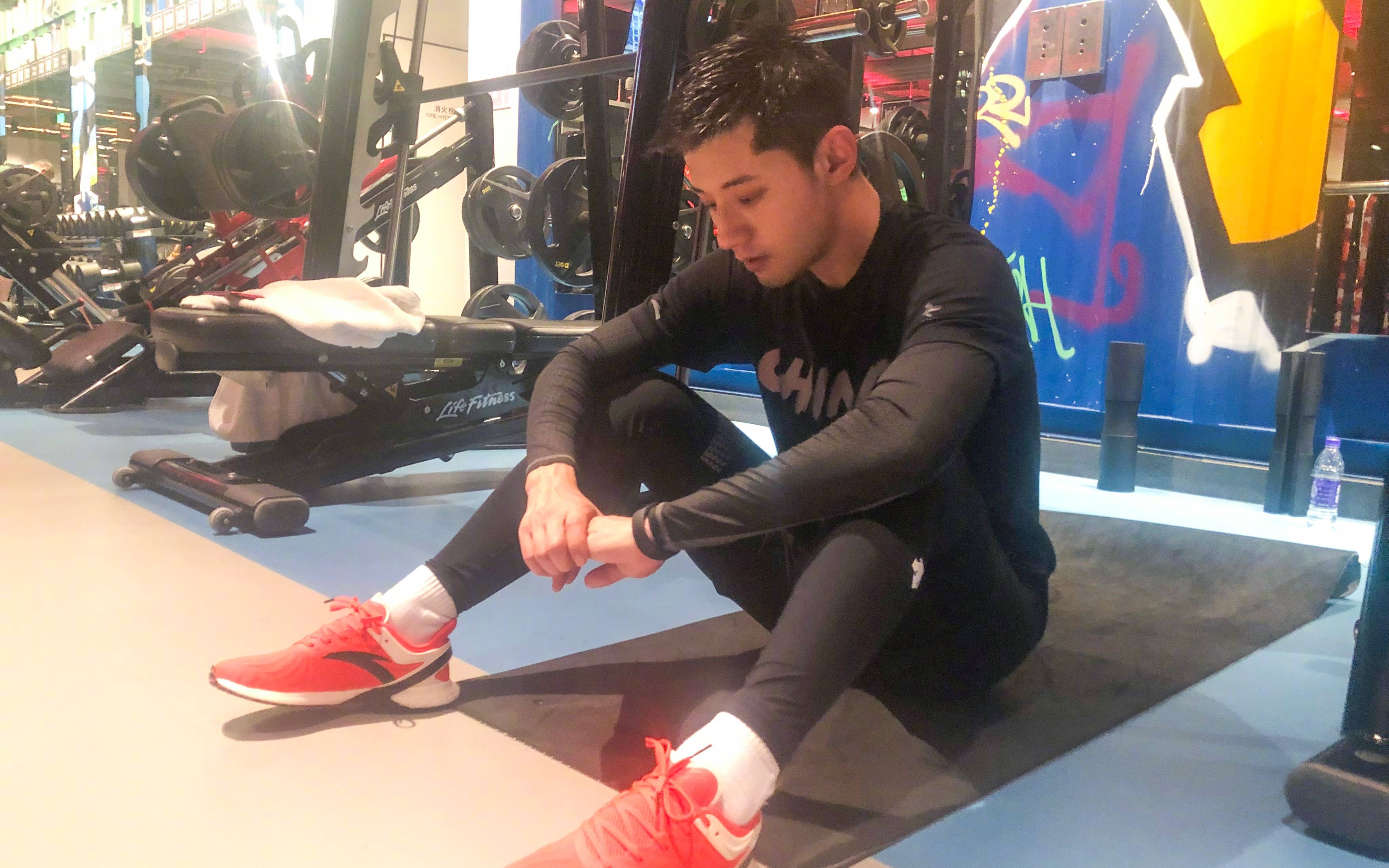 张继科日常保持健身和训练.图/社交媒体