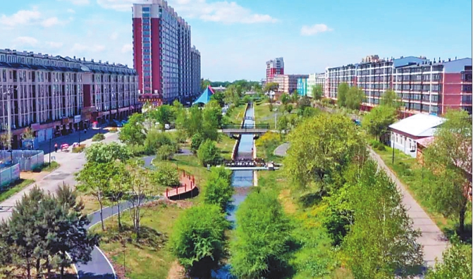 让森林走进城市让城市拥抱森林铁力打造山清水秀花树葱茏森林之城