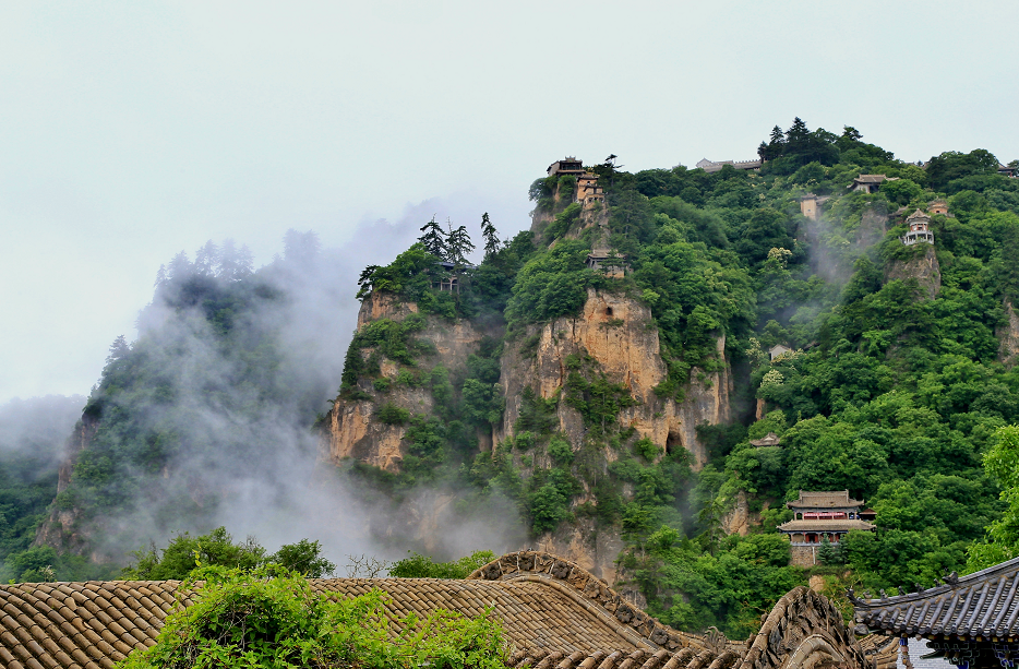 云雾缭绕似仙境这样的崆峒山爱了