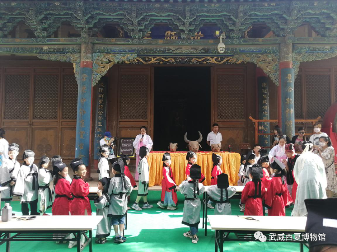 武威文庙文化旅游研学：开笔礼盛装演绎