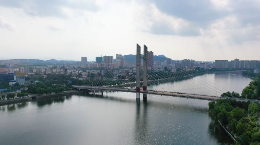 一起领略浉河区民桥风采